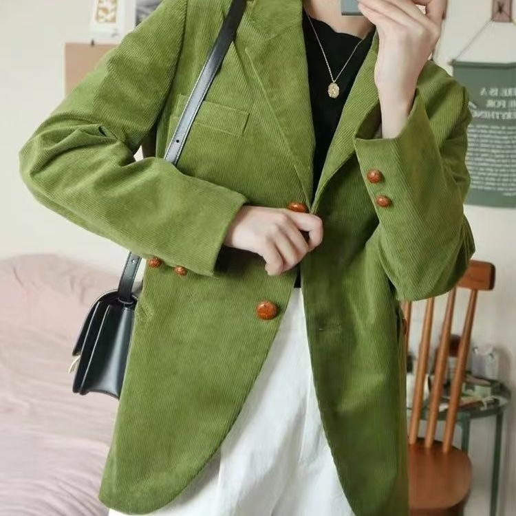 Emily | Elegant Cotton Office Blazer with Metal Buttons 1