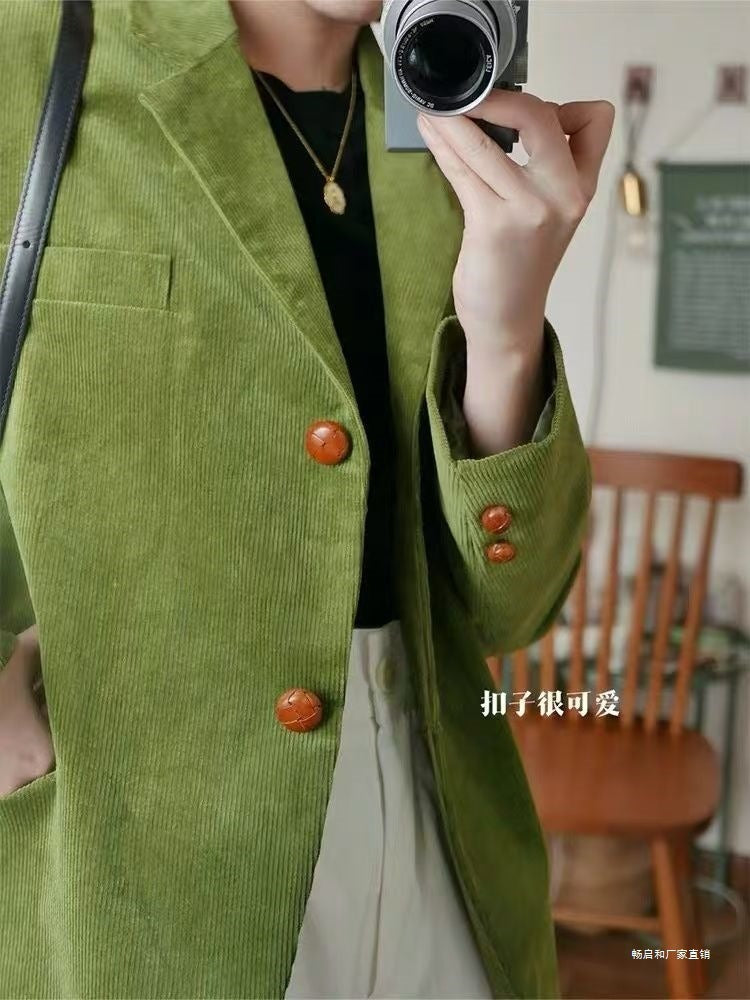 Emily | Elegant Cotton Office Blazer with Metal Buttons 2