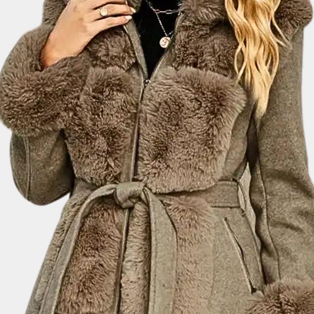 Emma | Elegant Cozy Plush Winter Coat 3