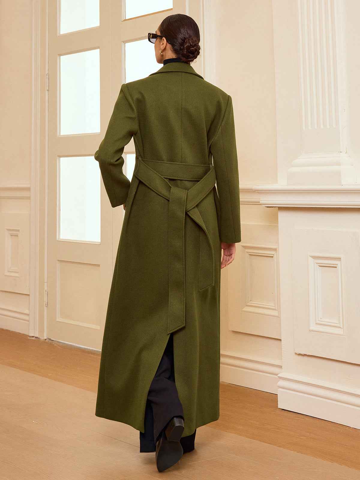 Emma | Elegant Warm Long Trench Coat 5