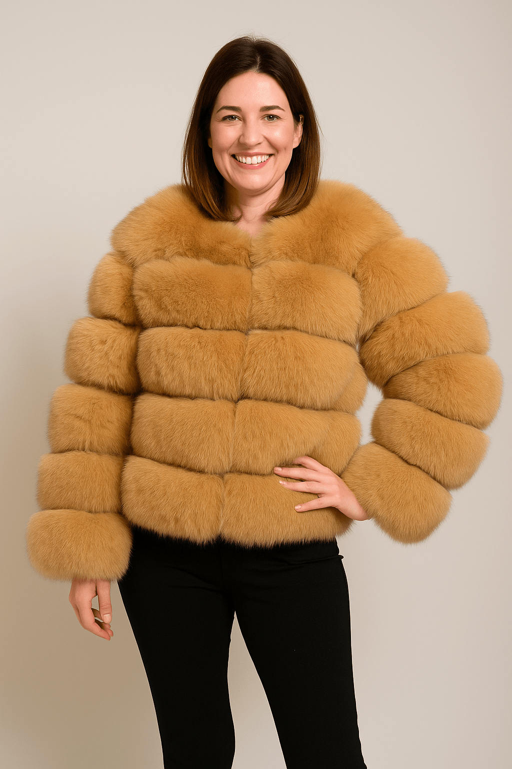 Mia | Chic Fluffy Short Faux Fur Jacket for Winter 13