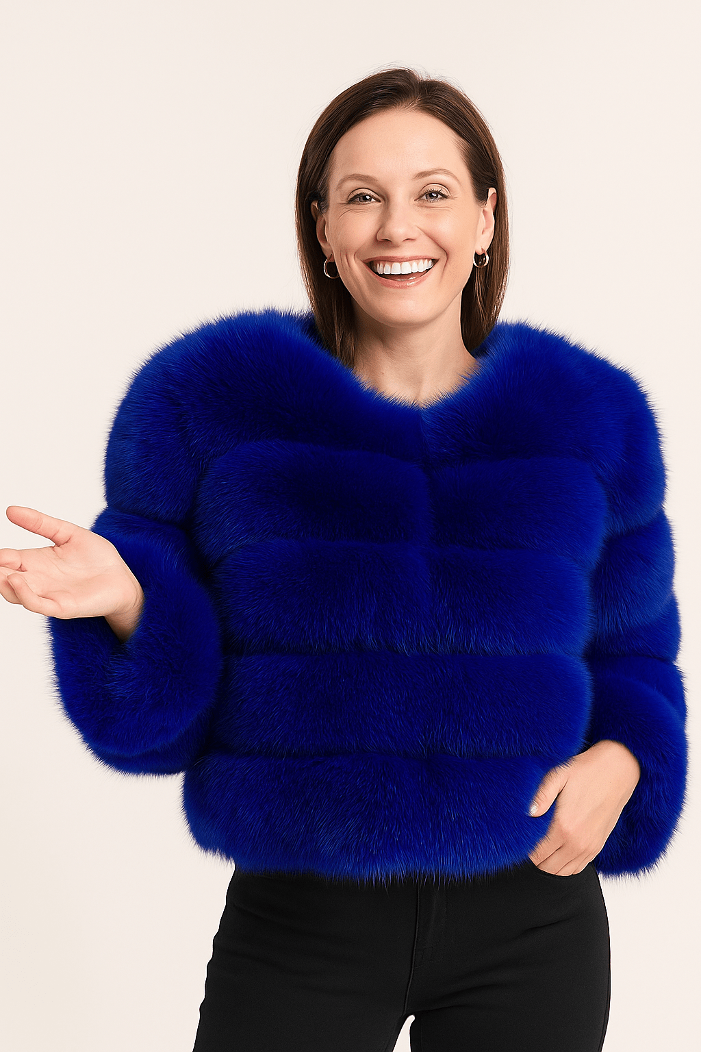 Mia | Chic Fluffy Short Faux Fur Jacket for Winter 15