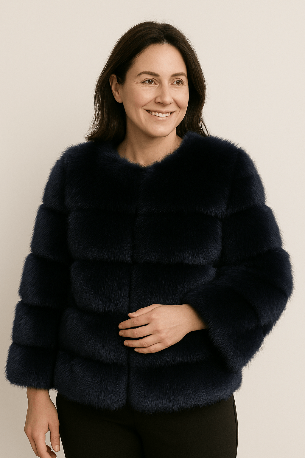 Mia | Chic Fluffy Short Faux Fur Jacket for Winter 18