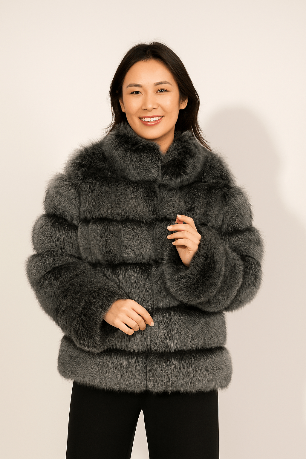 Mia | Chic Fluffy Short Faux Fur Jacket for Winter 19