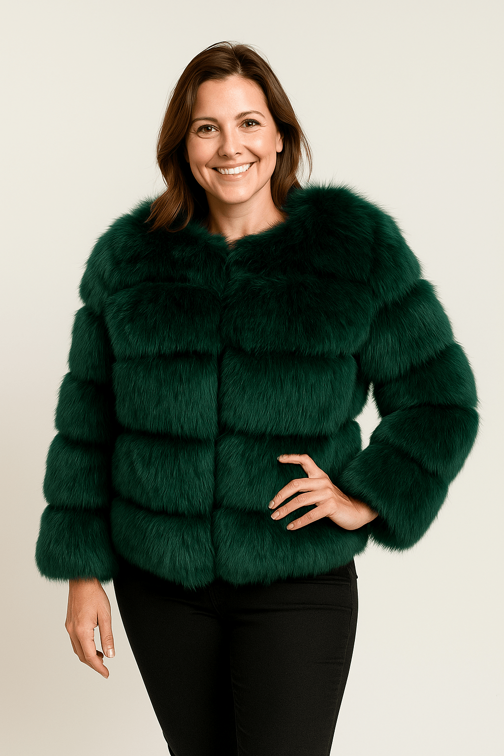 Mia | Chic Fluffy Short Faux Fur Jacket for Winter 4