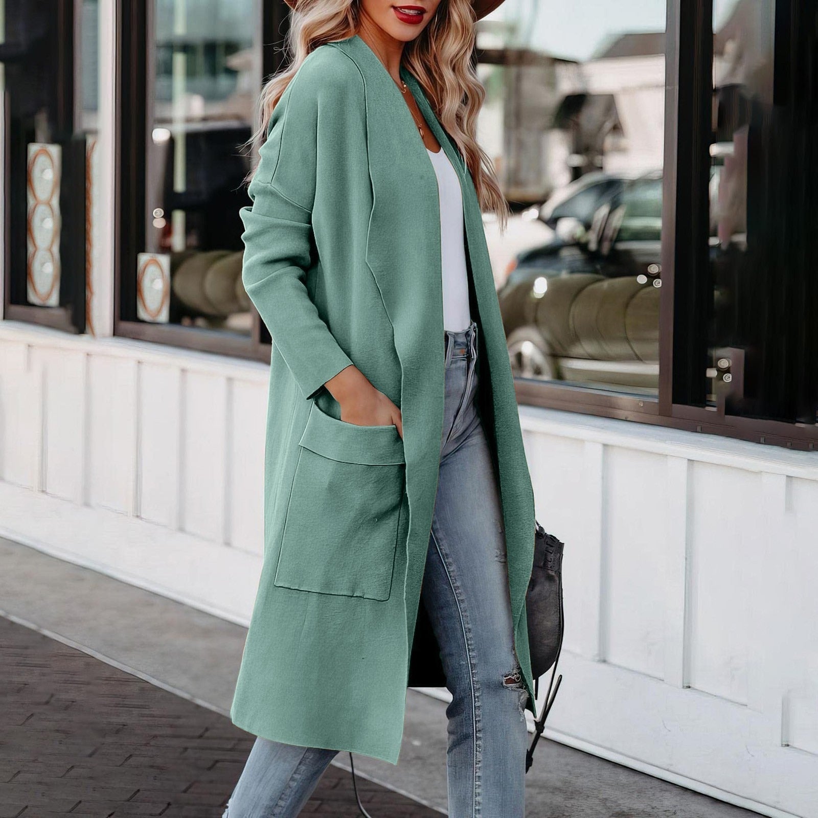 Mia | Elegant Cozy Winter Suede Coat 2