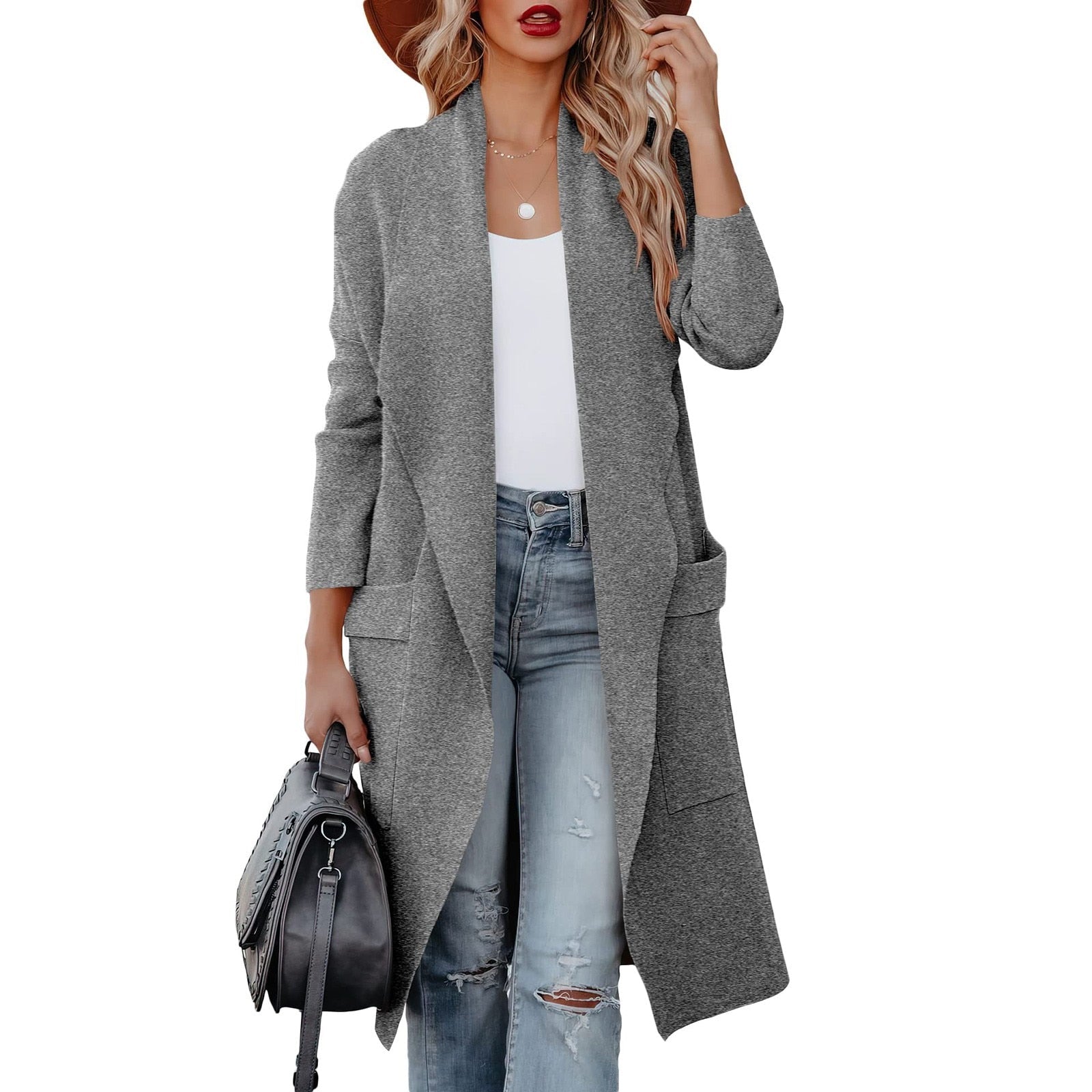 Mia | Elegant Cozy Winter Suede Coat 4
