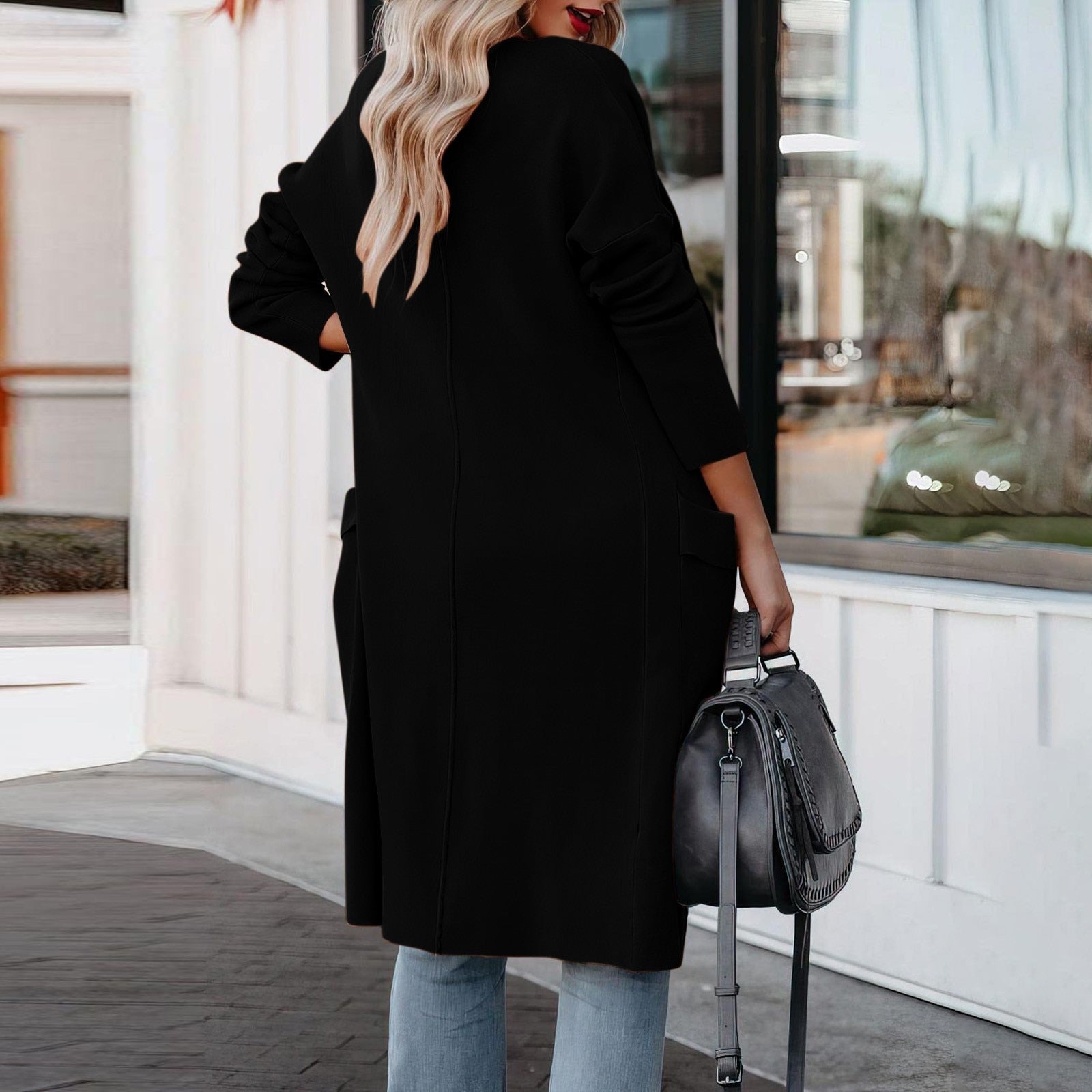 Mia | Elegant Cozy Winter Suede Coat 7