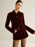 Mia | Elegant Velvet Women's Blazer for Evening Wear 0