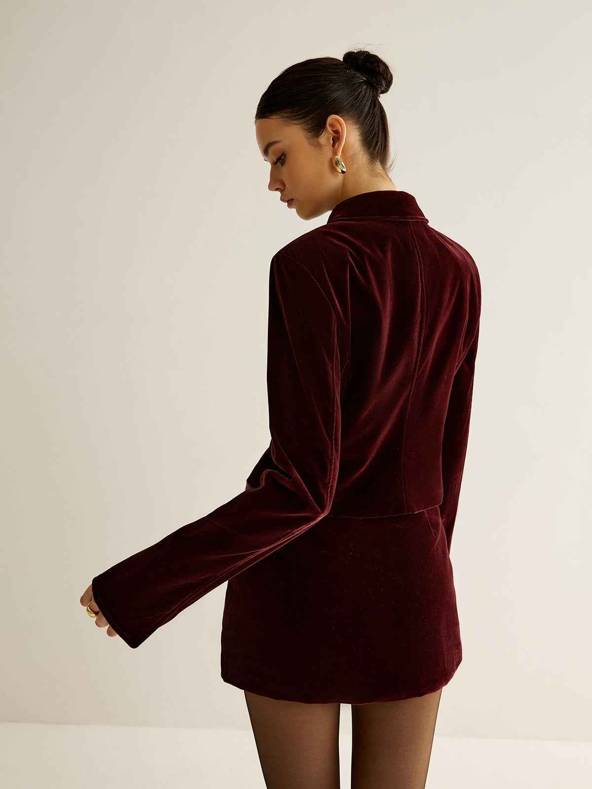 Mia | Elegant Velvet Women's Blazer for Evening Wear 5