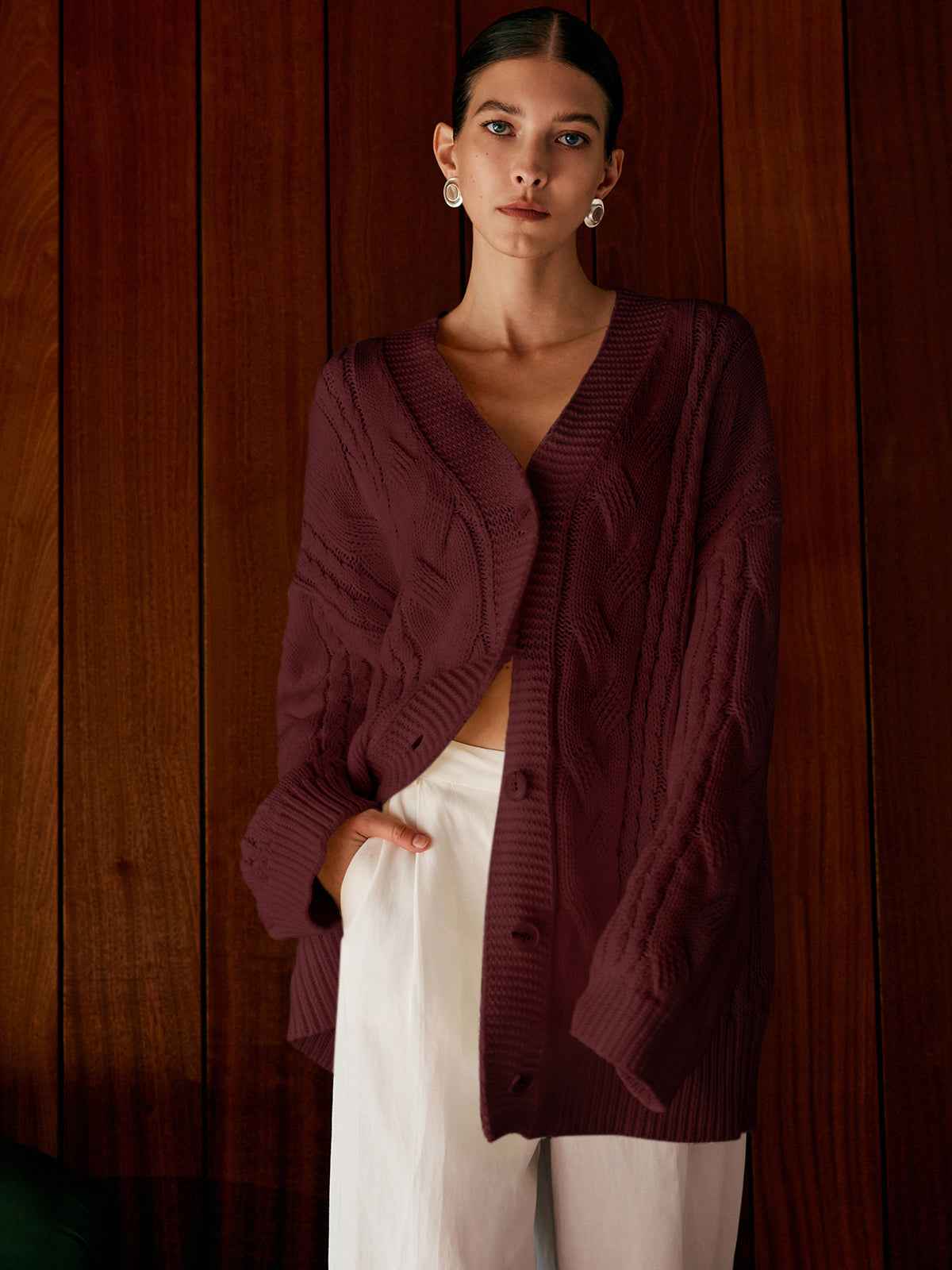 Olivia | Cozy Oversized Cardigan Sweater for Women 7