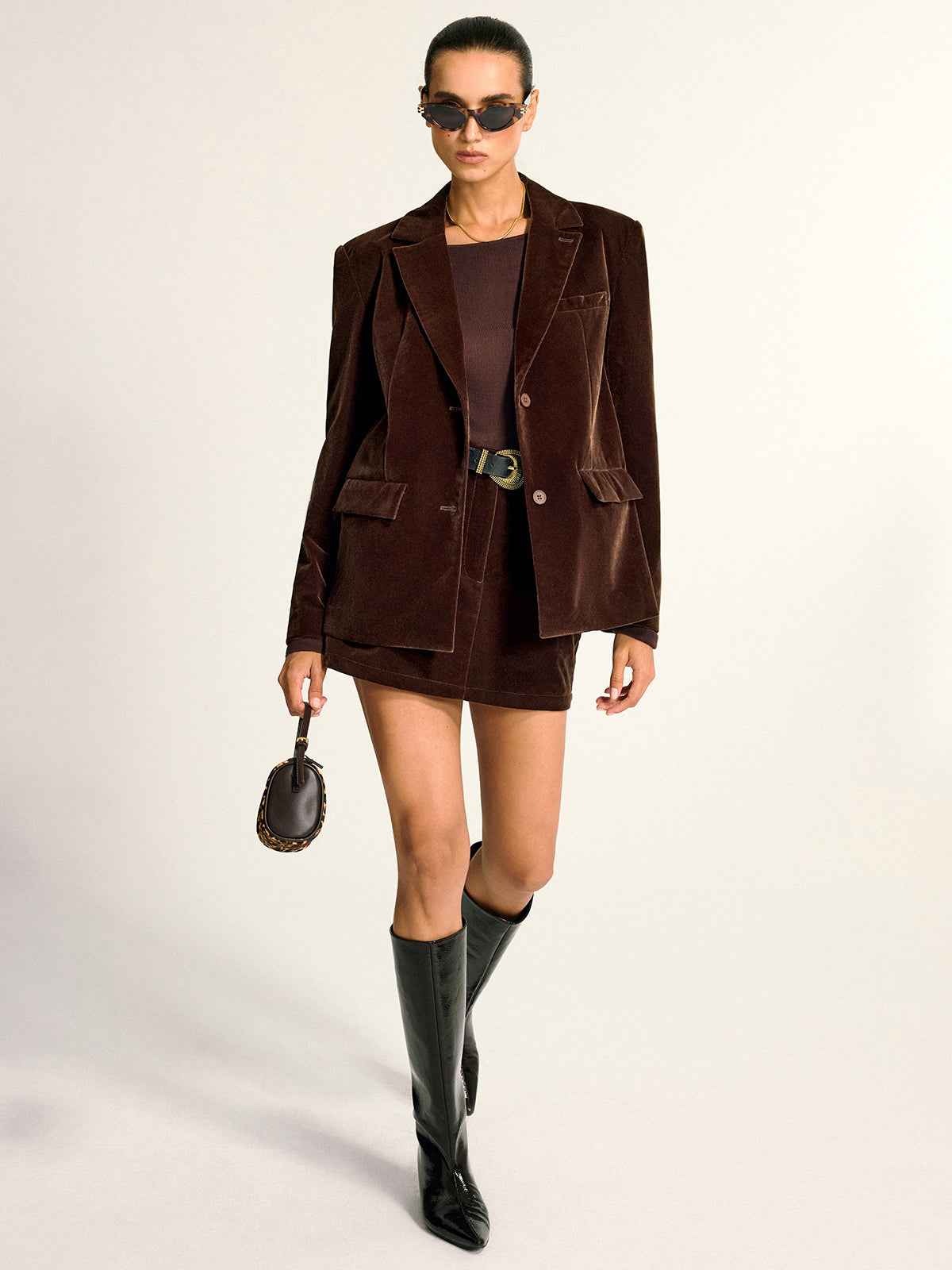 Sophie | Chic Long Sleeve Black Blazer for Women 1