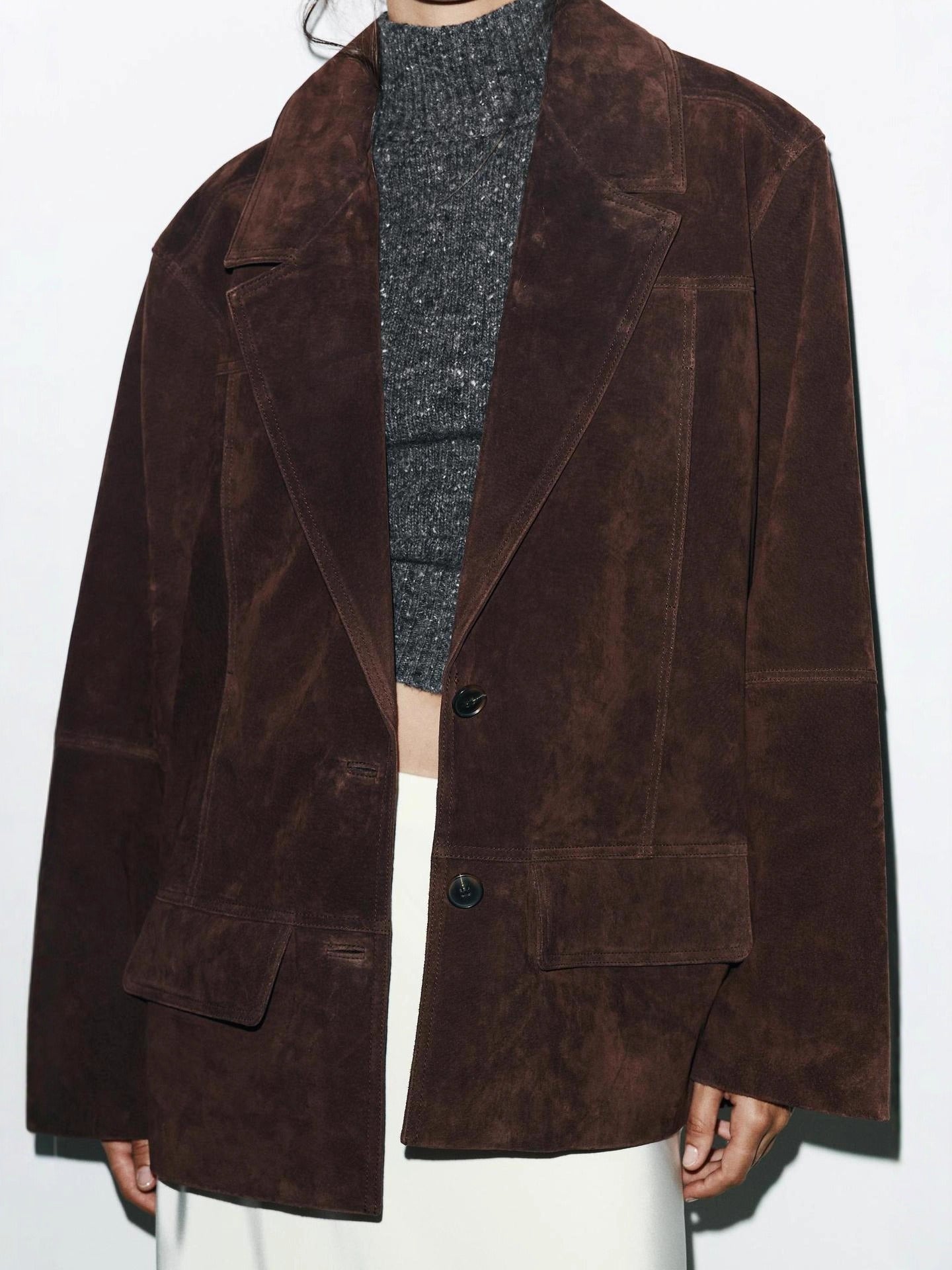 Sophie | Chic Long Sleeve Black Blazer for Women 6