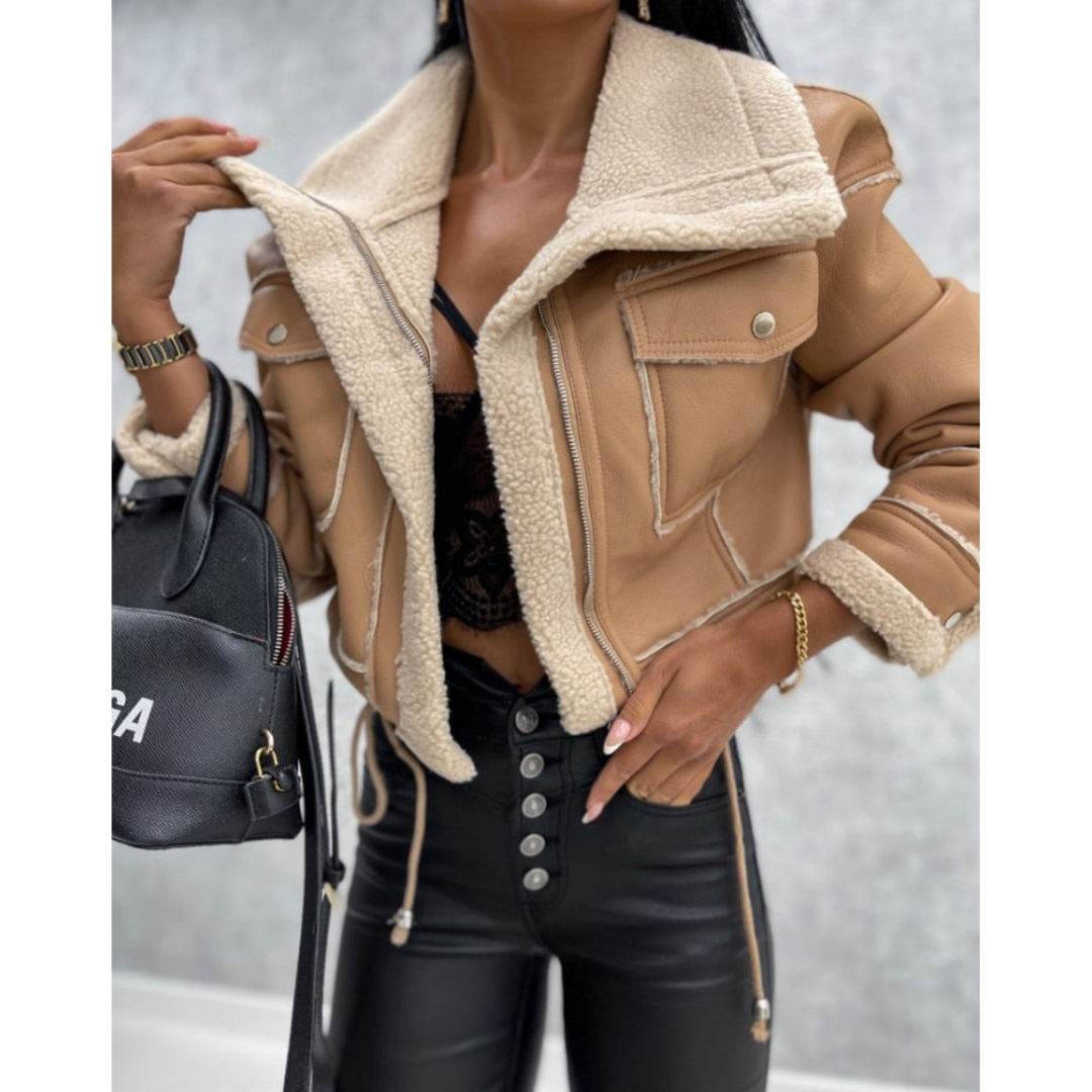 Sophie | Trendy Warm Cropped Winter Puffer Jacket 2